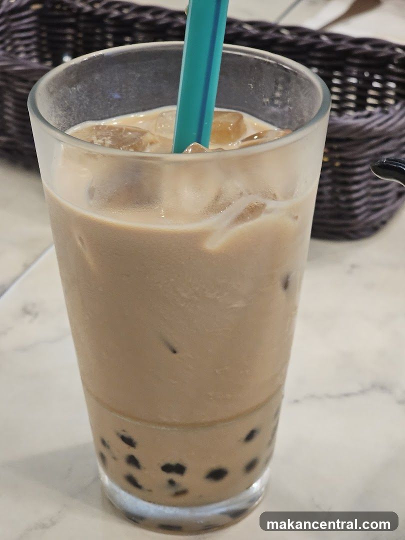 Iced Milk Tea with Boba