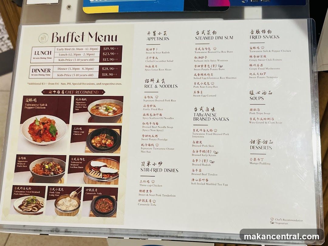 Buffet Menu