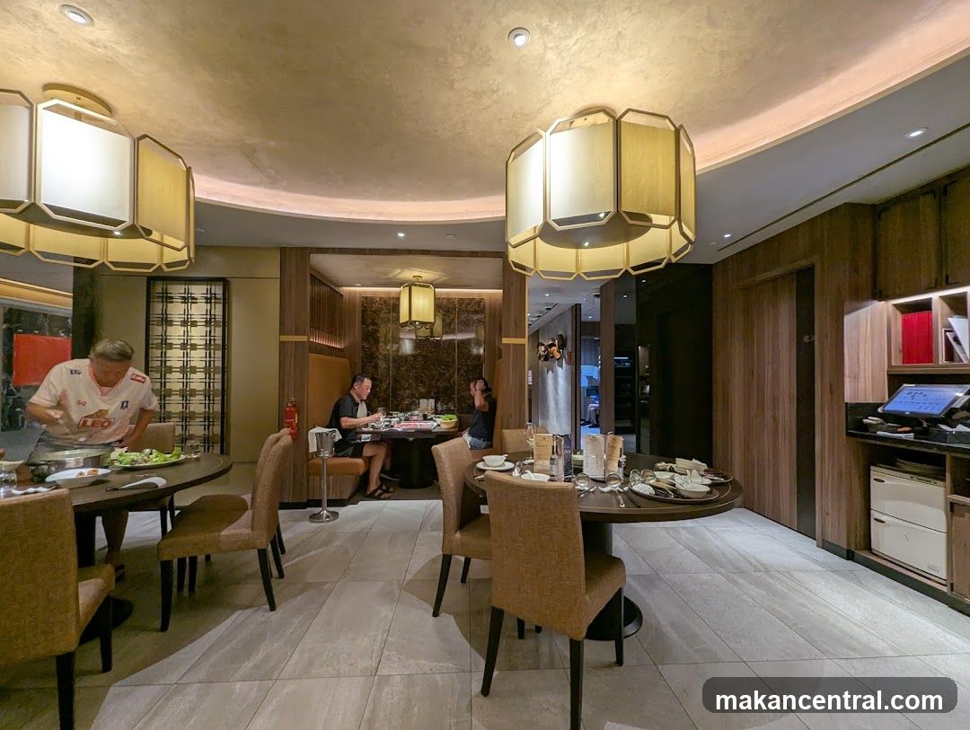 Restaurant Interior with Diners