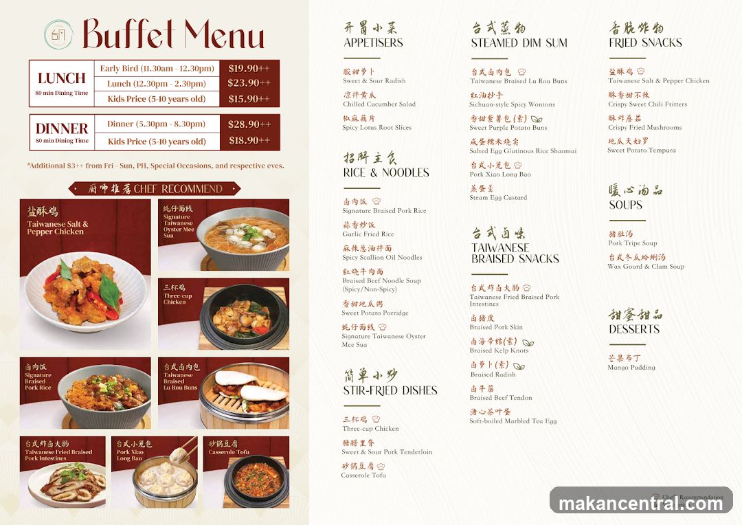 Buffet Menu