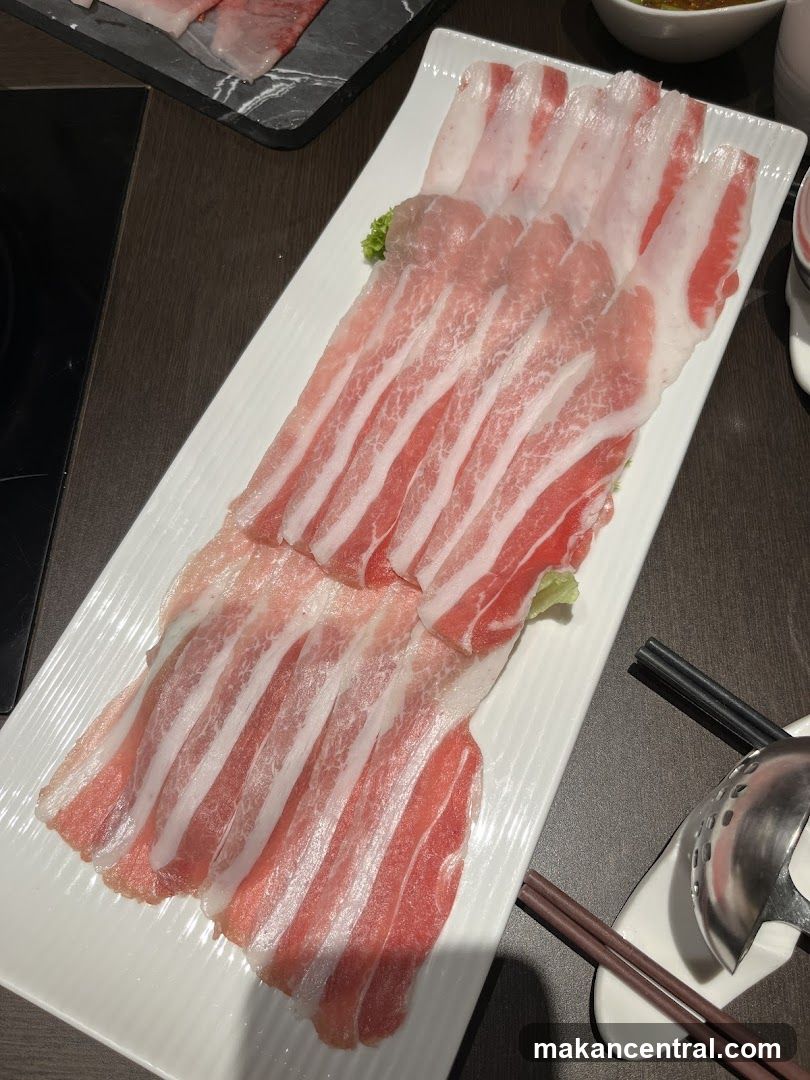 Thinly Sliced Pork Belly