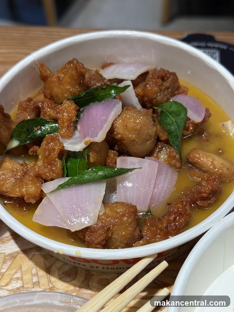 Fried Chicken with Onions and Curry Leaves