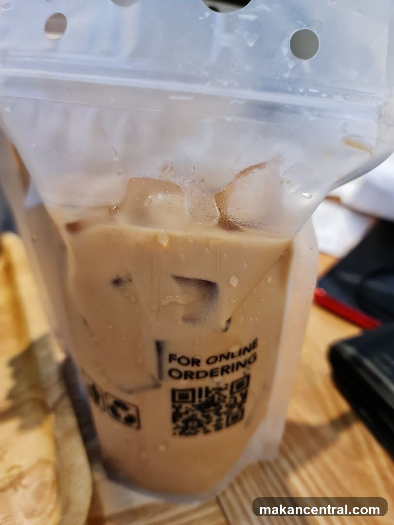 Iced Coffee in a Pouch