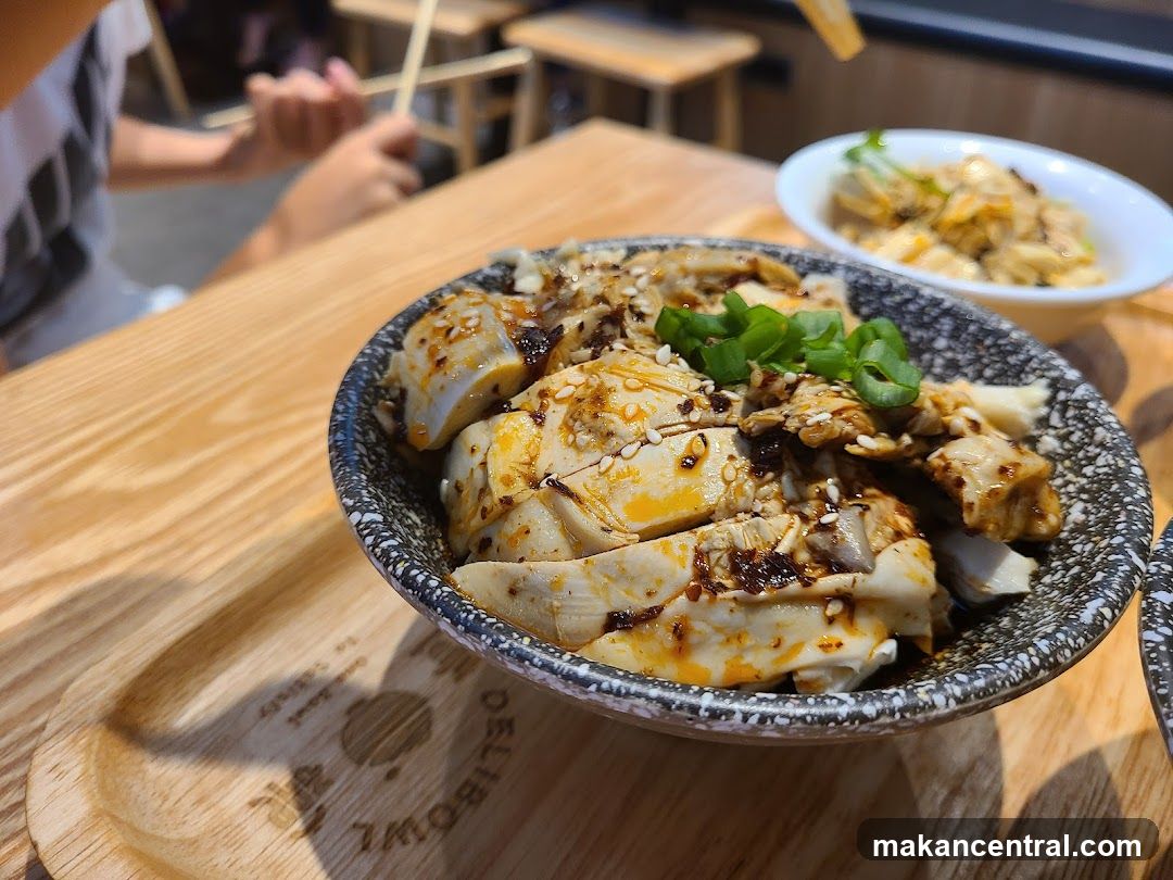 Chicken Dish with Sesame Seeds and Scallions