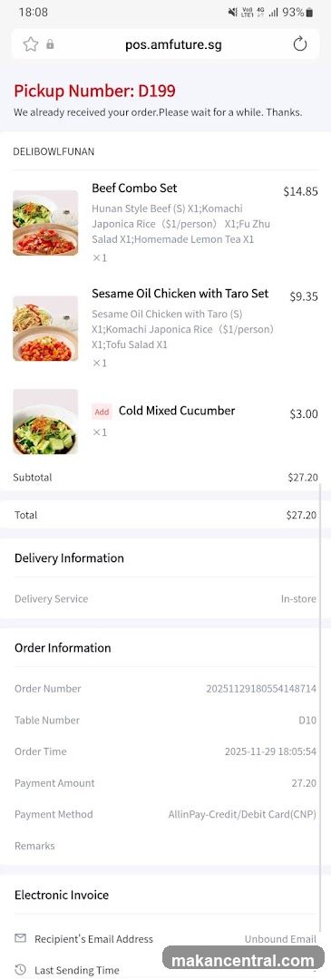 Order Confirmation
