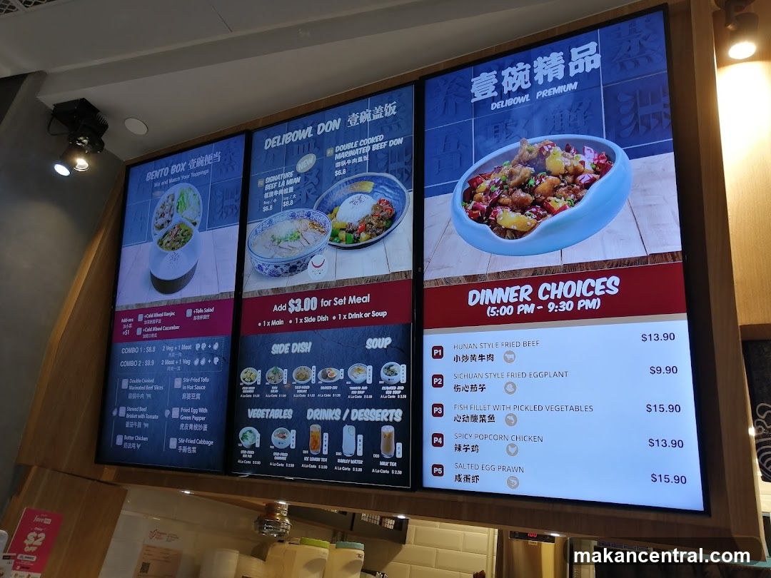 DELIBOWL PREMIUM Menu