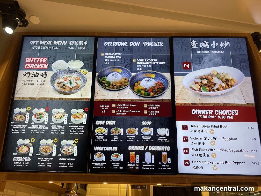 DELIBOWL Menu