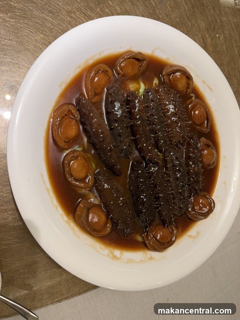 Braised Abalone and Sea Cucumber