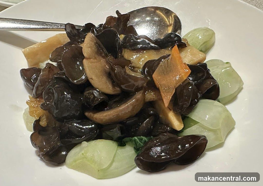 Stir-fried Mushrooms and Greens