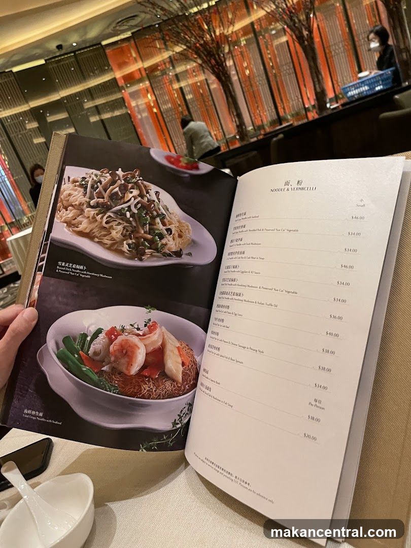 Noodle & Vermicelli Menu