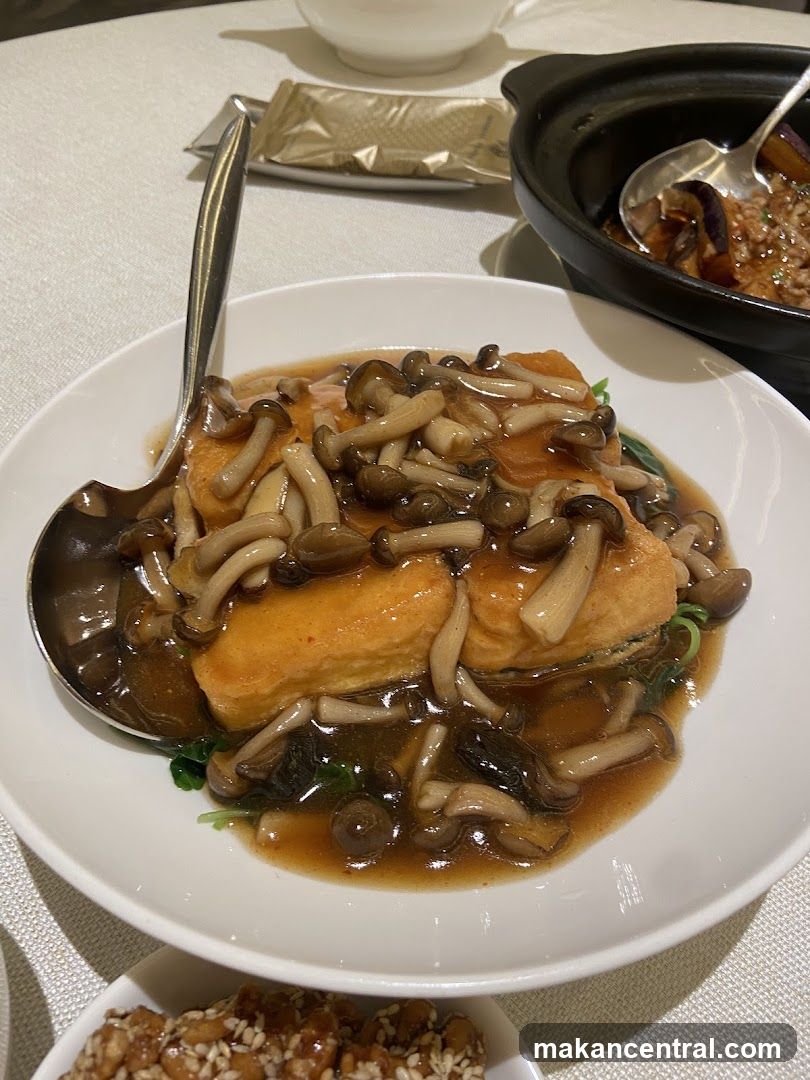 Tofu with Mushrooms