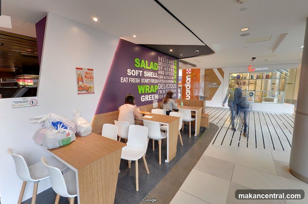 Salad and Wrap Restaurant Interior
