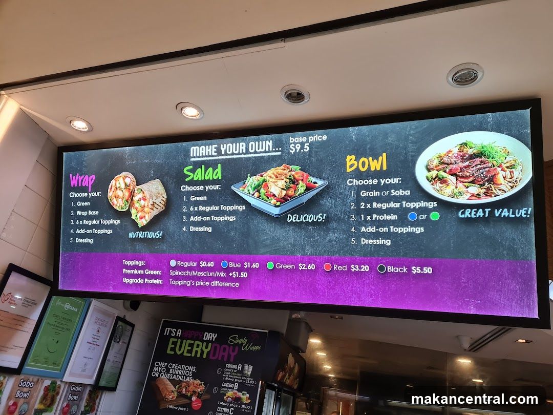 Make Your Own Wrap, Salad, or Bowl