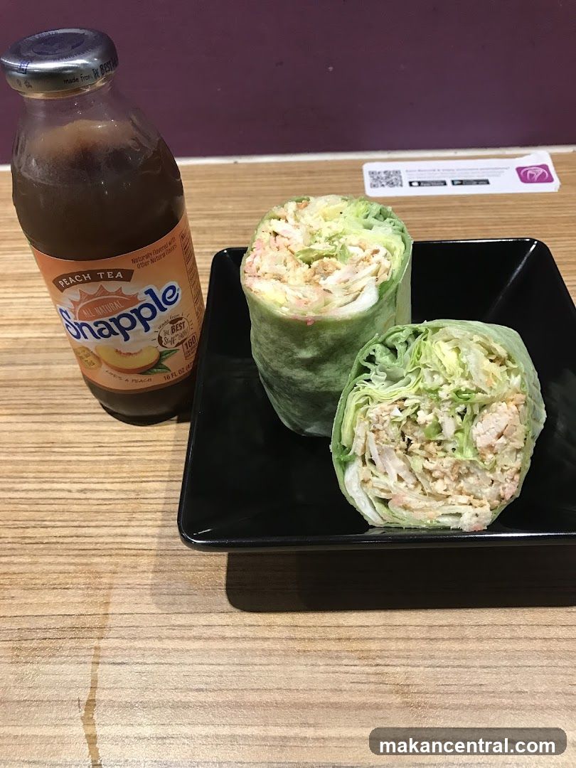 Snapple Peach Tea and Wraps