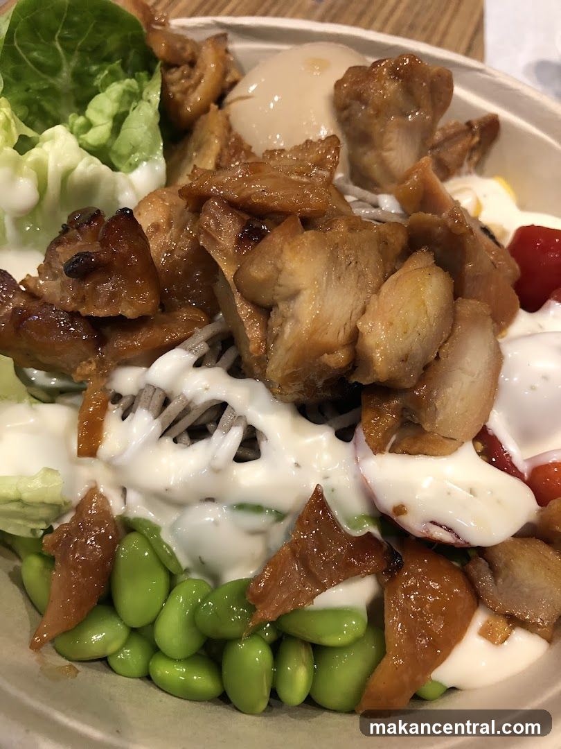 Chicken and Edamame Bowl