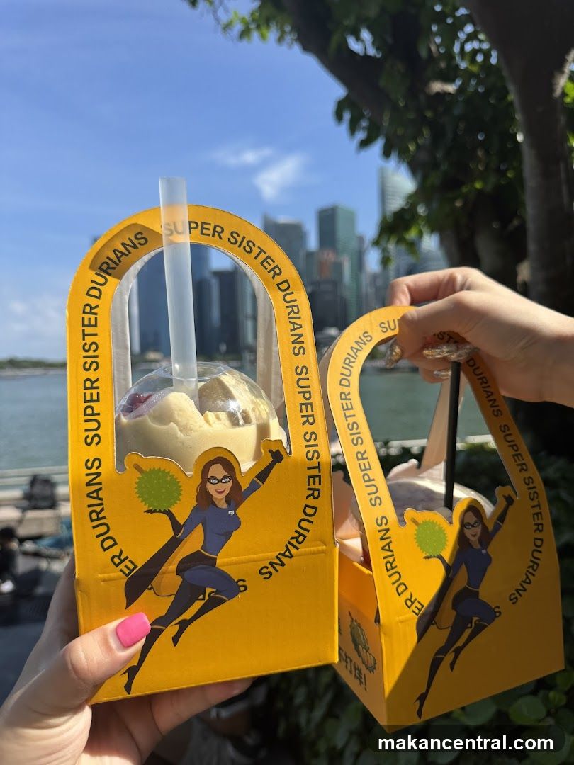 Super Sister Durians Packaging
