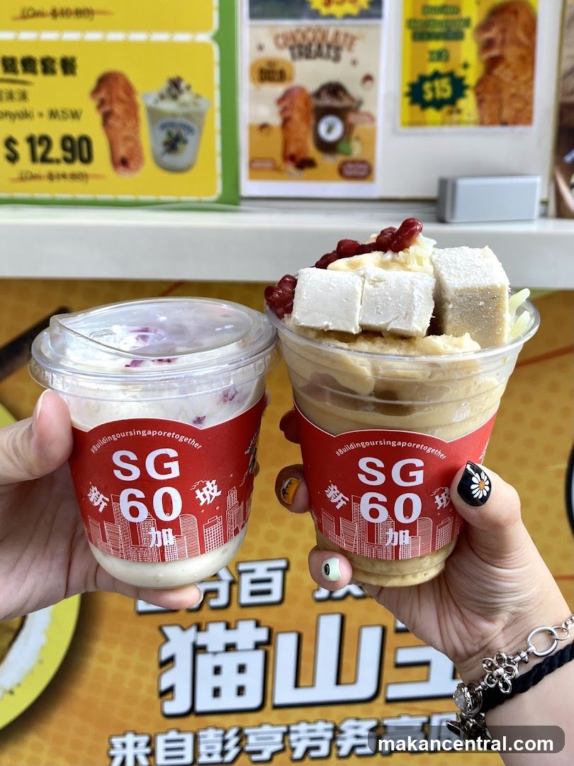 Desserts with SG60 Branding