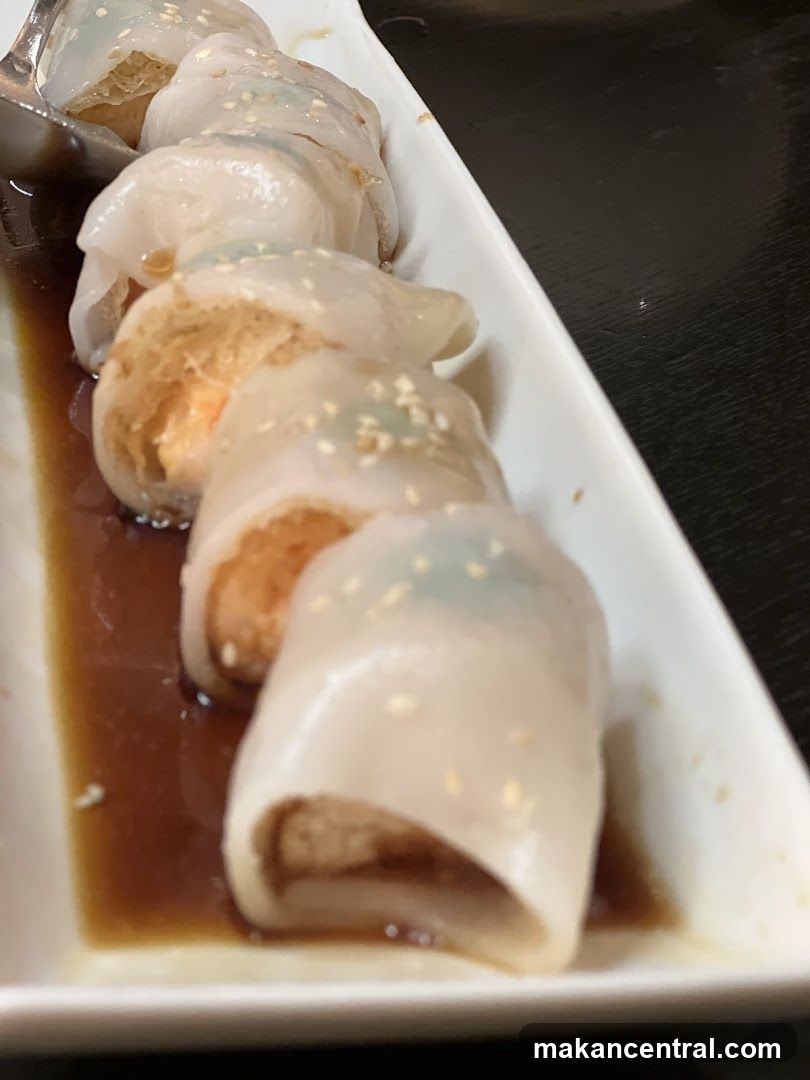 Shrimp Rice Noodle Rolls