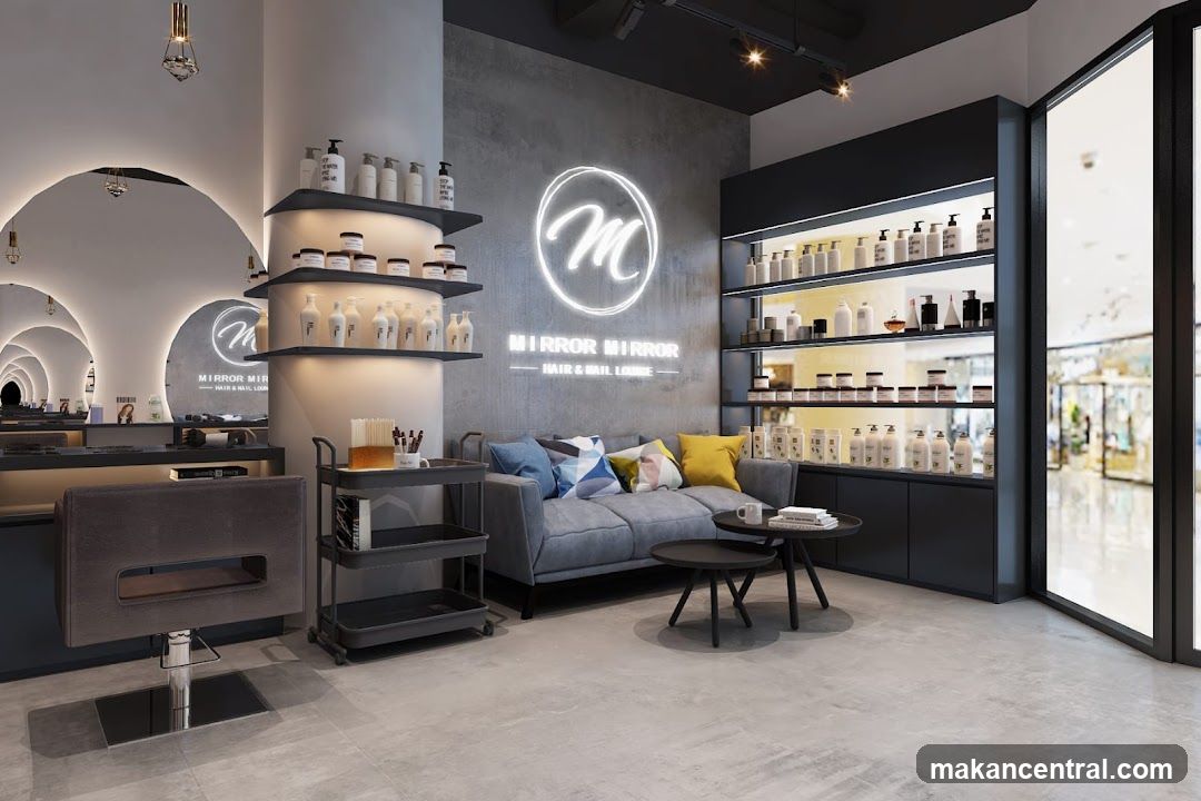 Hair and Nail Lounge Interior