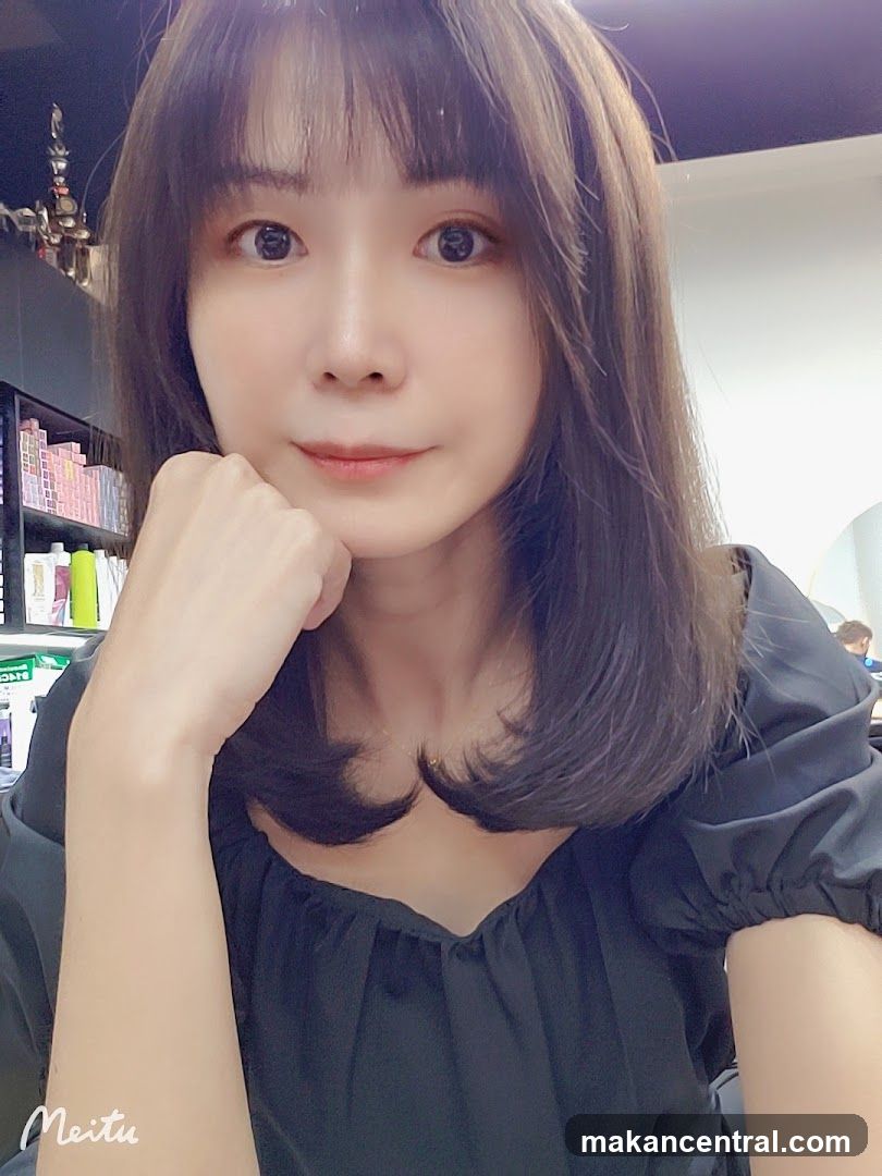 Woman posing for a selfie