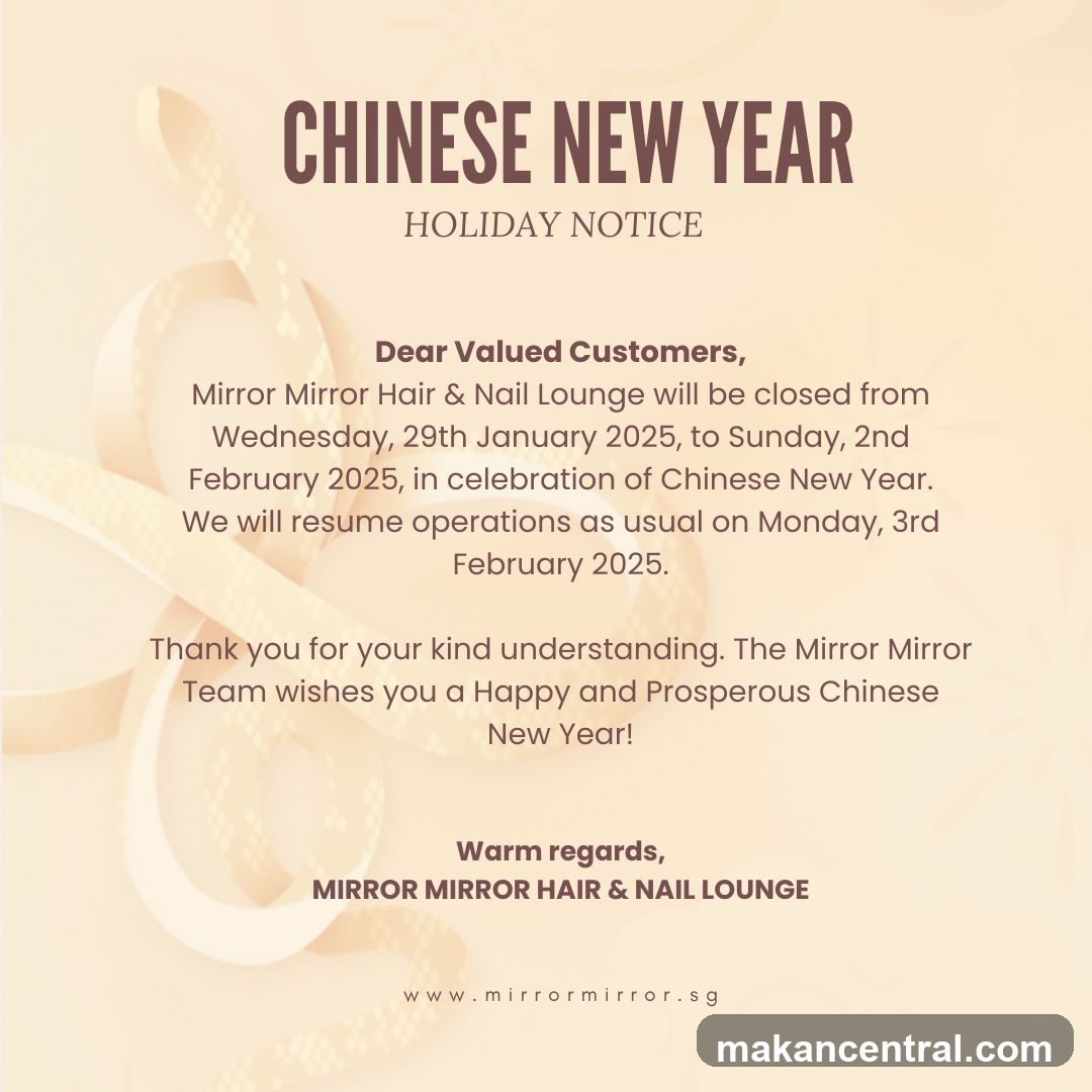 Chinese New Year Holiday Notice