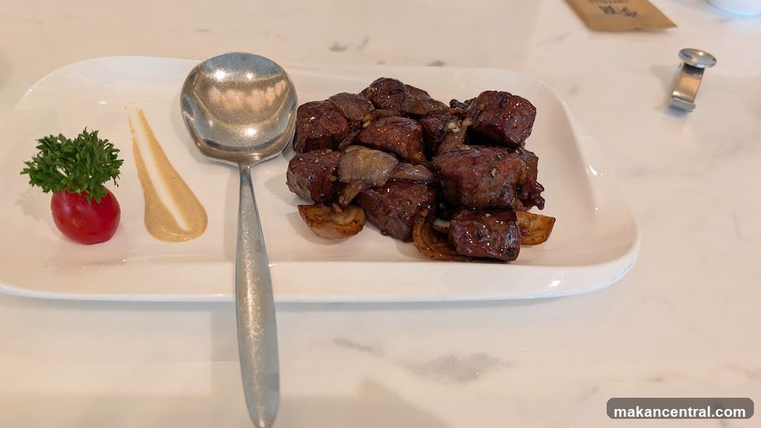 Beef Bites with Garnish