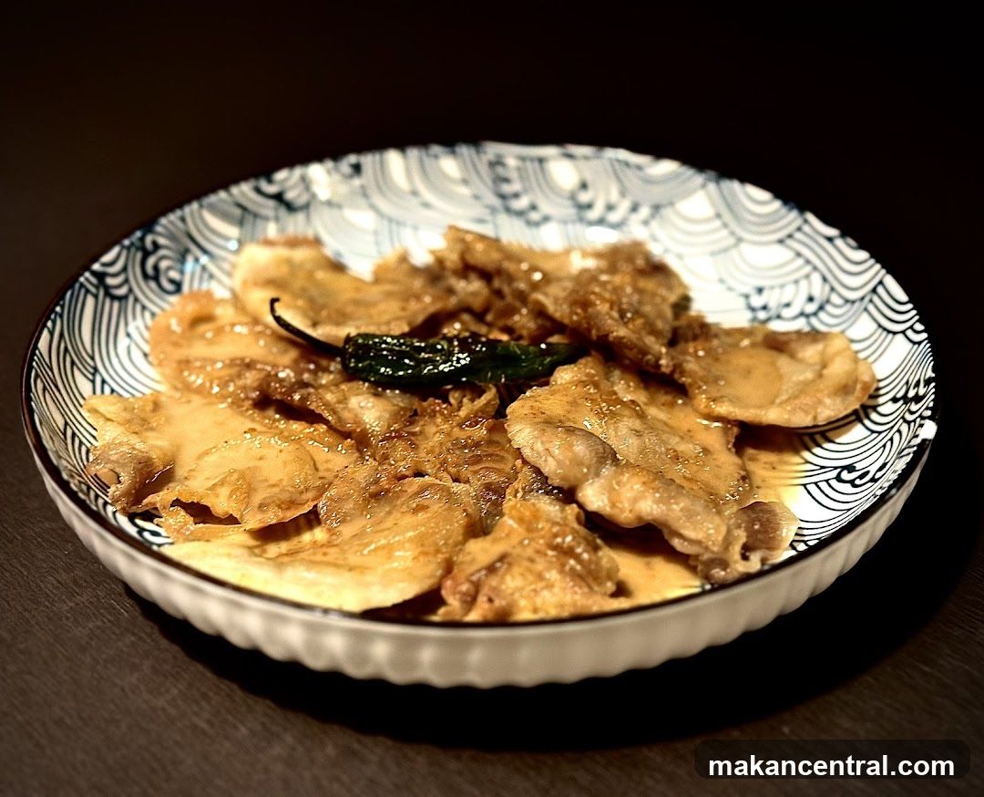 Fried Pork Belly with Chili