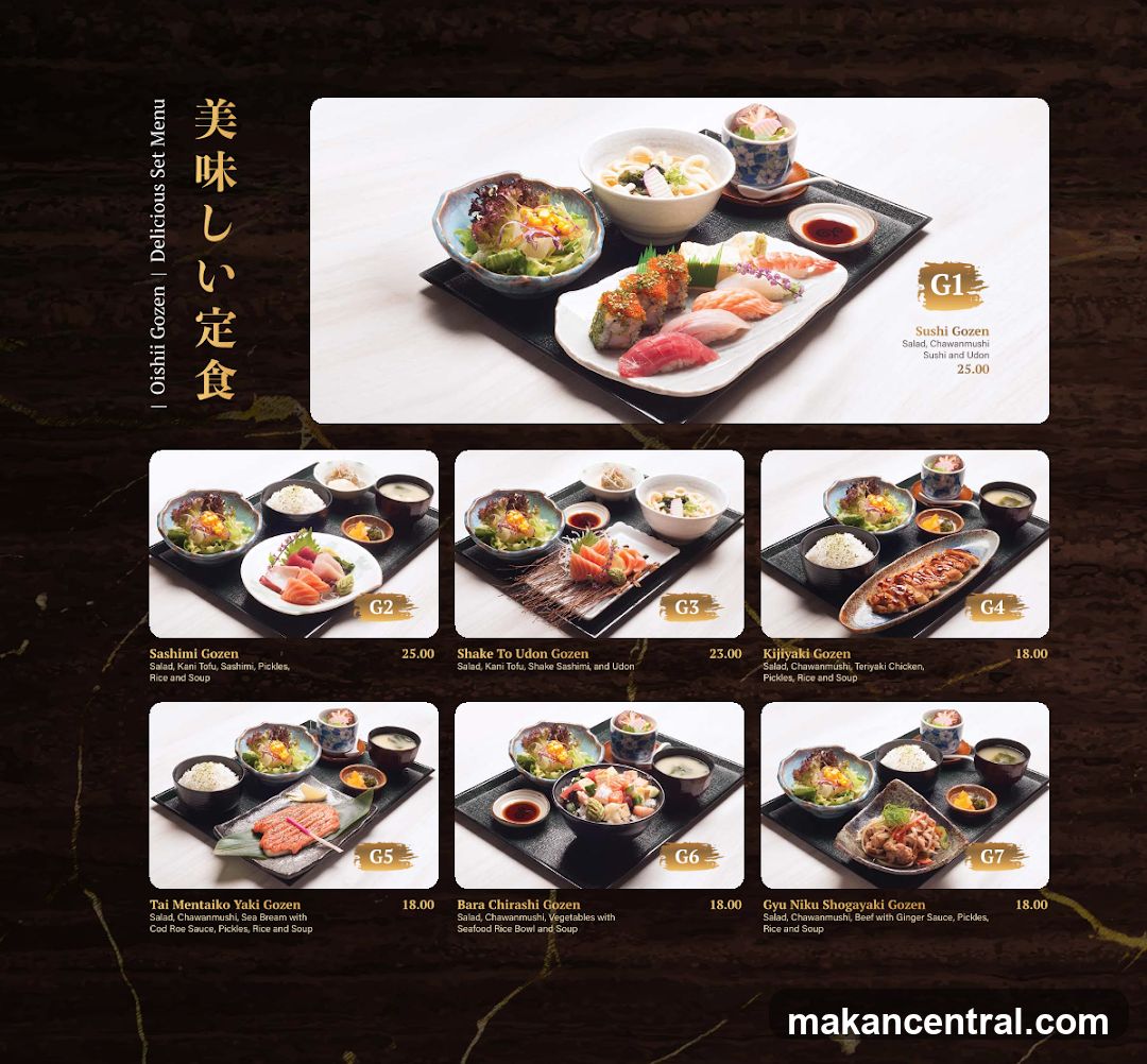 Oishii Gozen | Delicious Set Menu
