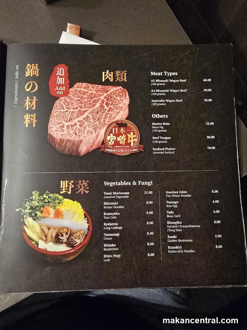 Meat Types and Vegetables & Fungi