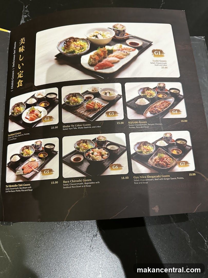 Oishii Gozen | Delicious Set Menu