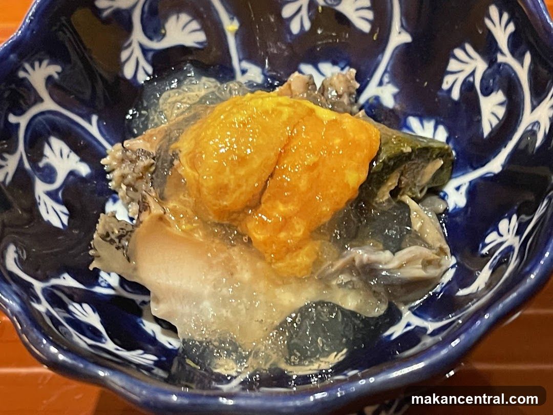 Fish dish with roe