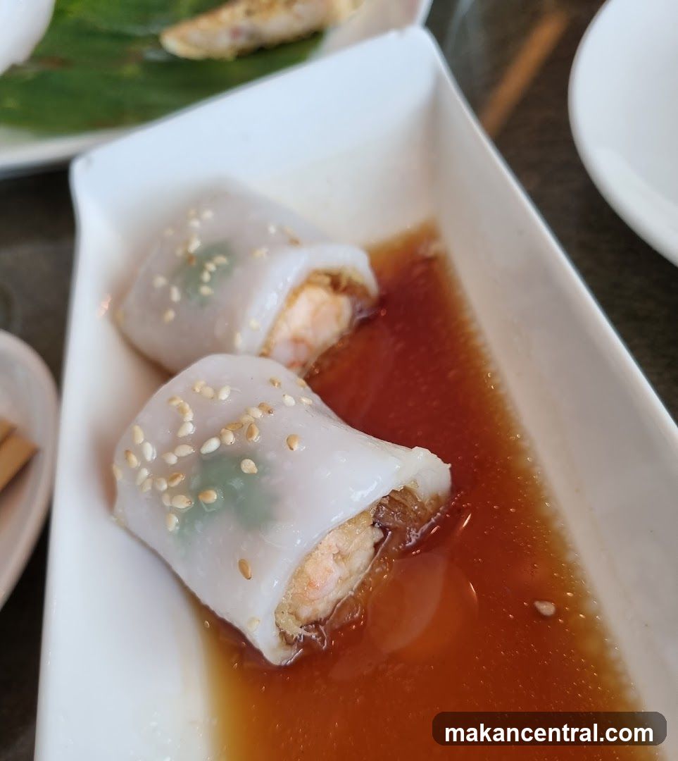 Shrimp Rice Noodle Rolls