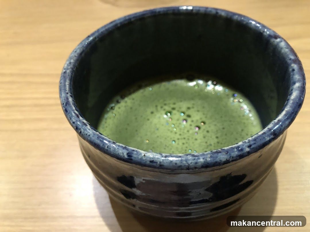 Matcha Tea in a Ceramic Bowl