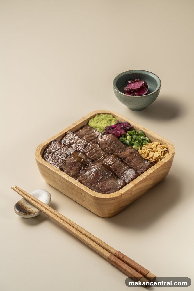 Beef Bowl with Sides