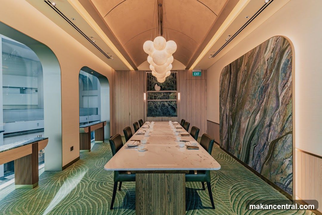 Elegant Dining Room with Long Table
