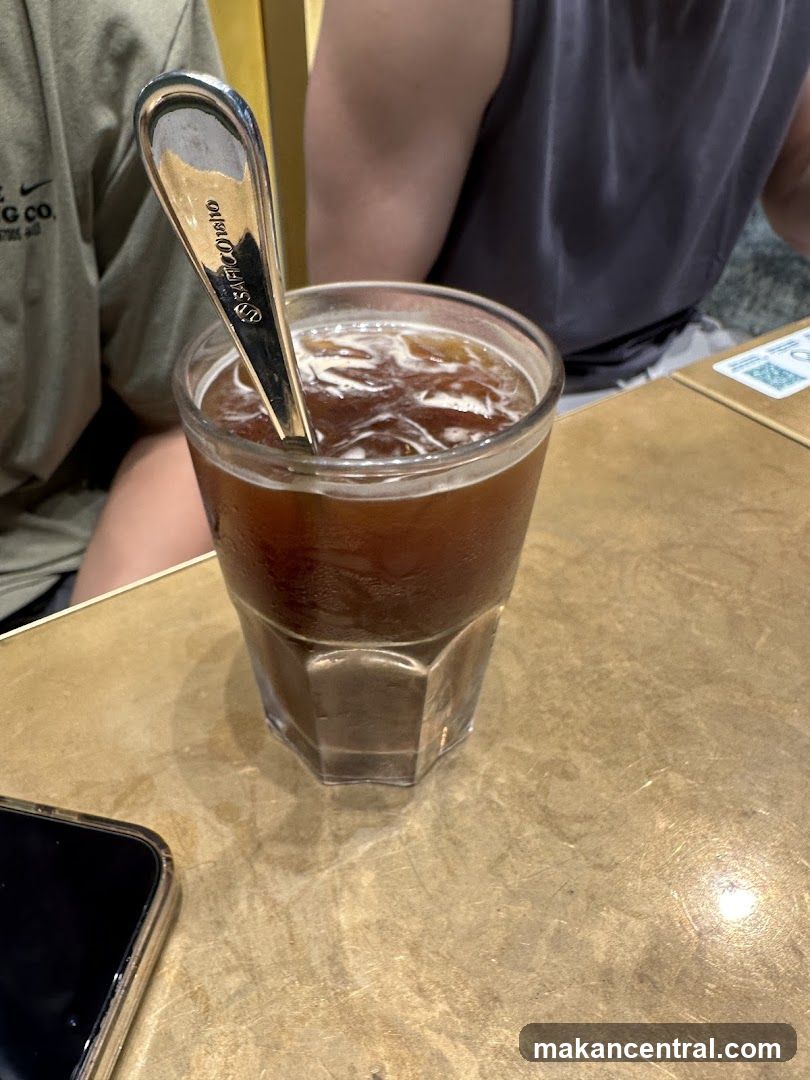 Iced Coffee with Spoon