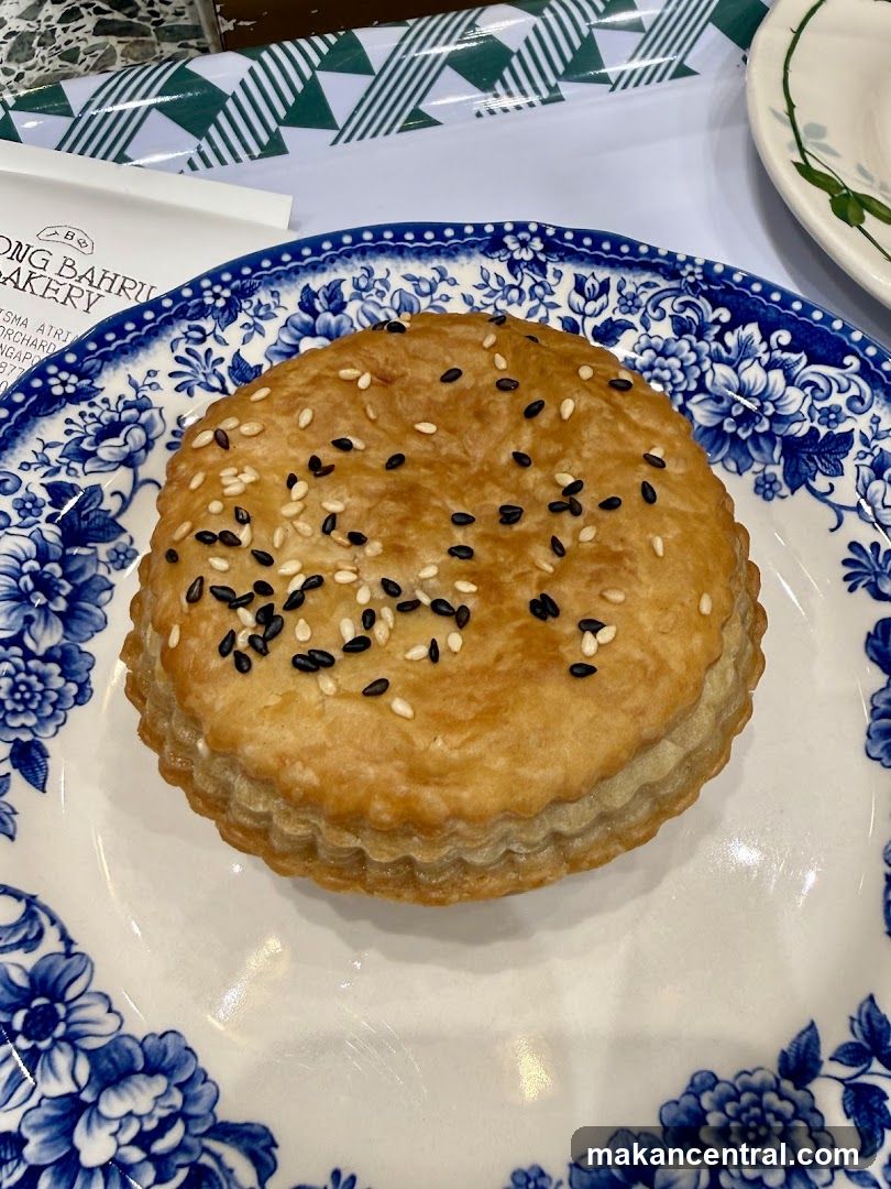 Savory Pastry on a Decorative Plate