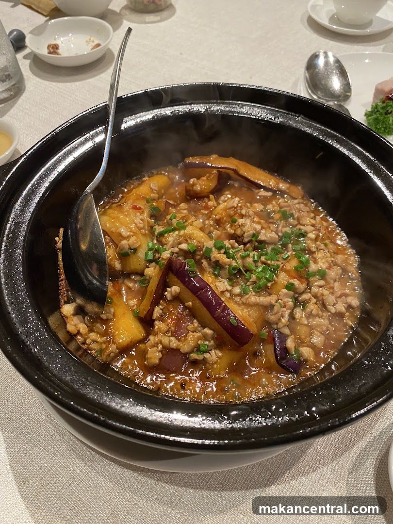 Steaming Eggplant Dish