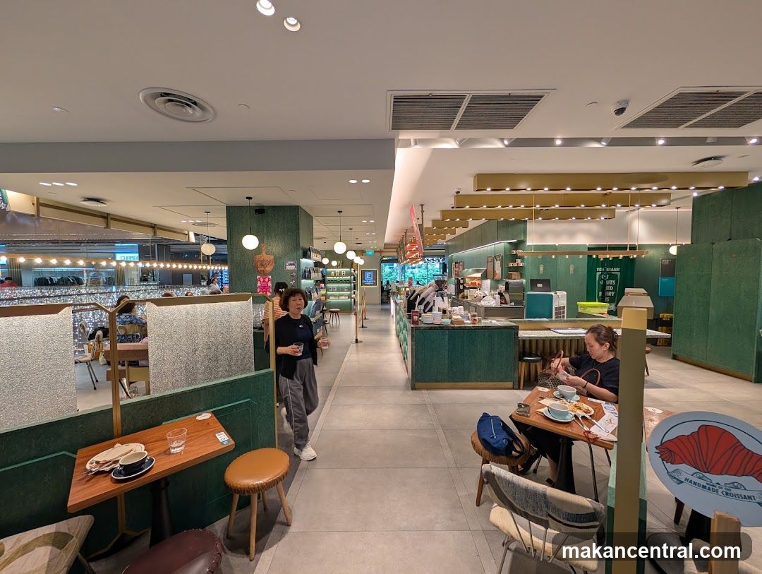 Cafe Interior with Patrons