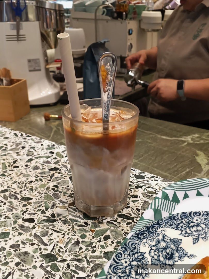 Iced Coffee with Spoon