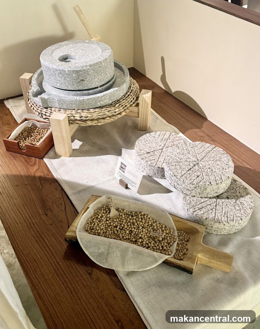 Stone Grinding Mill Display
