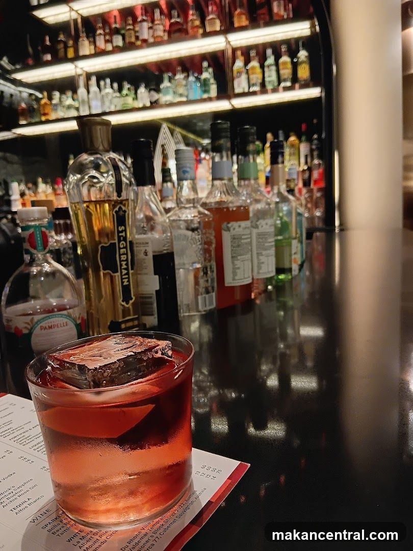 Cocktail at a Bar