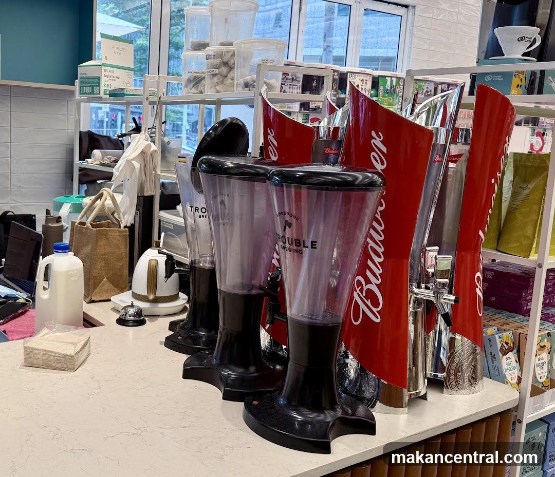 Beer Dispensers and Bar Counter