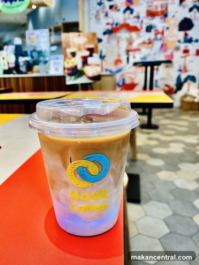 Iced Coffee with Hook Coffee Logo