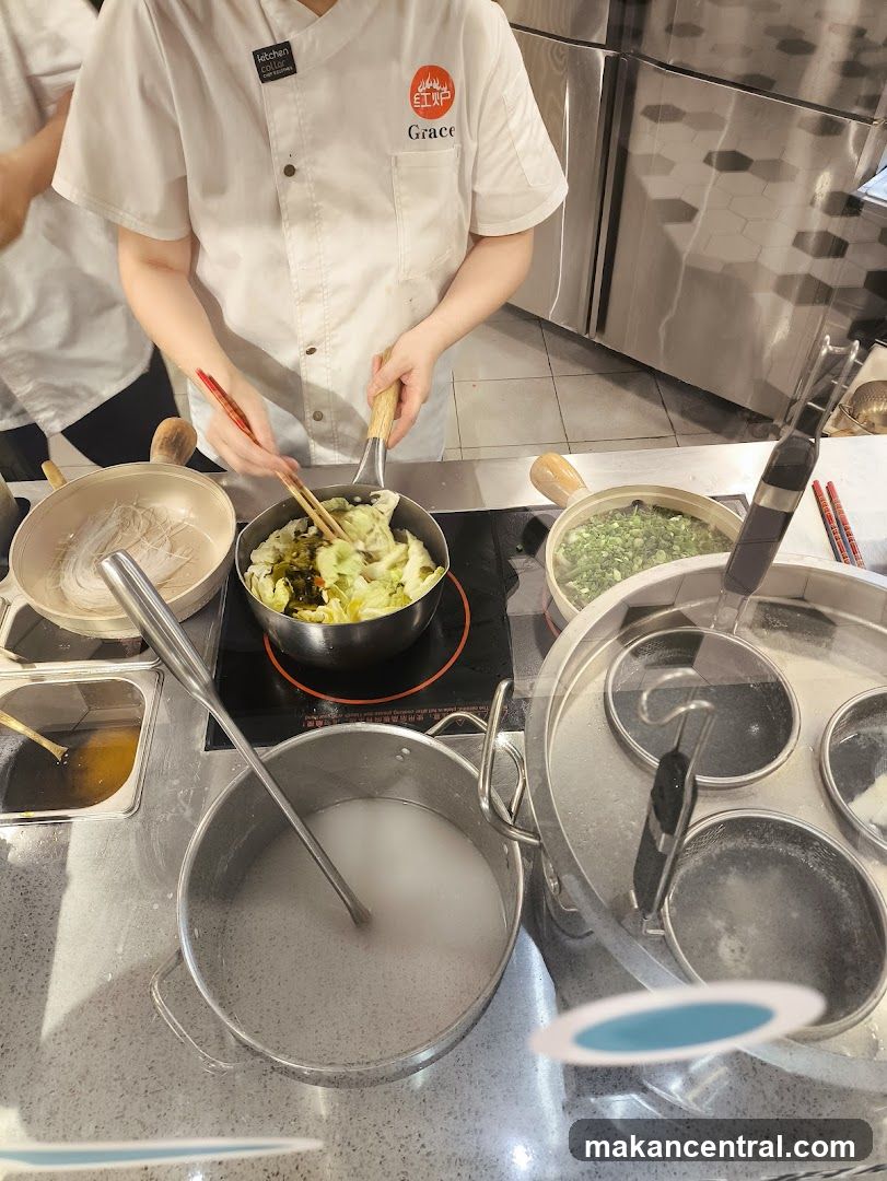Chef preparing food