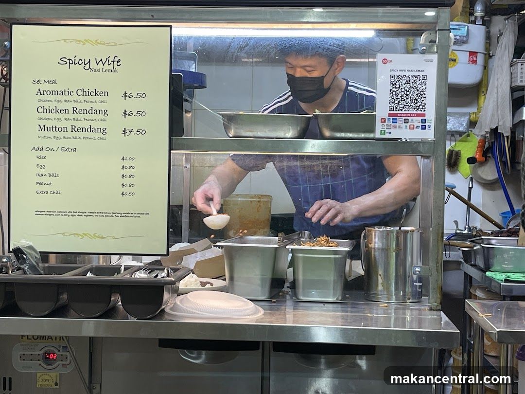Spicy Wife Nasi Lemak Menu