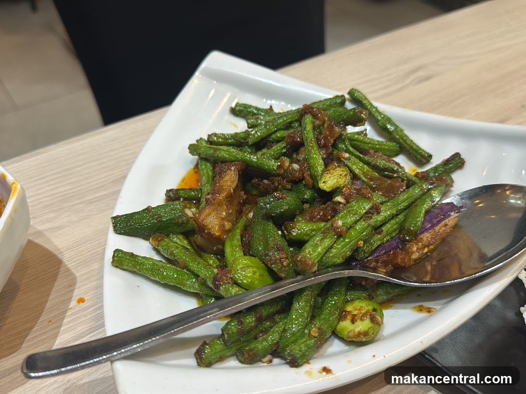 Stir-fried Green Beans and Eggplant