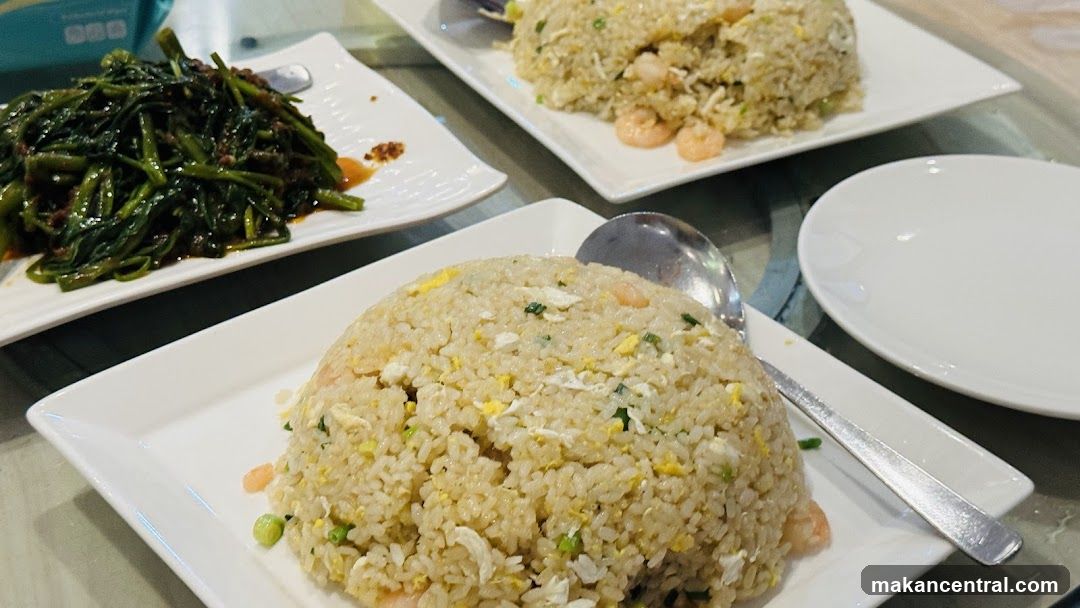 Fried Rice and Stir-fried Greens