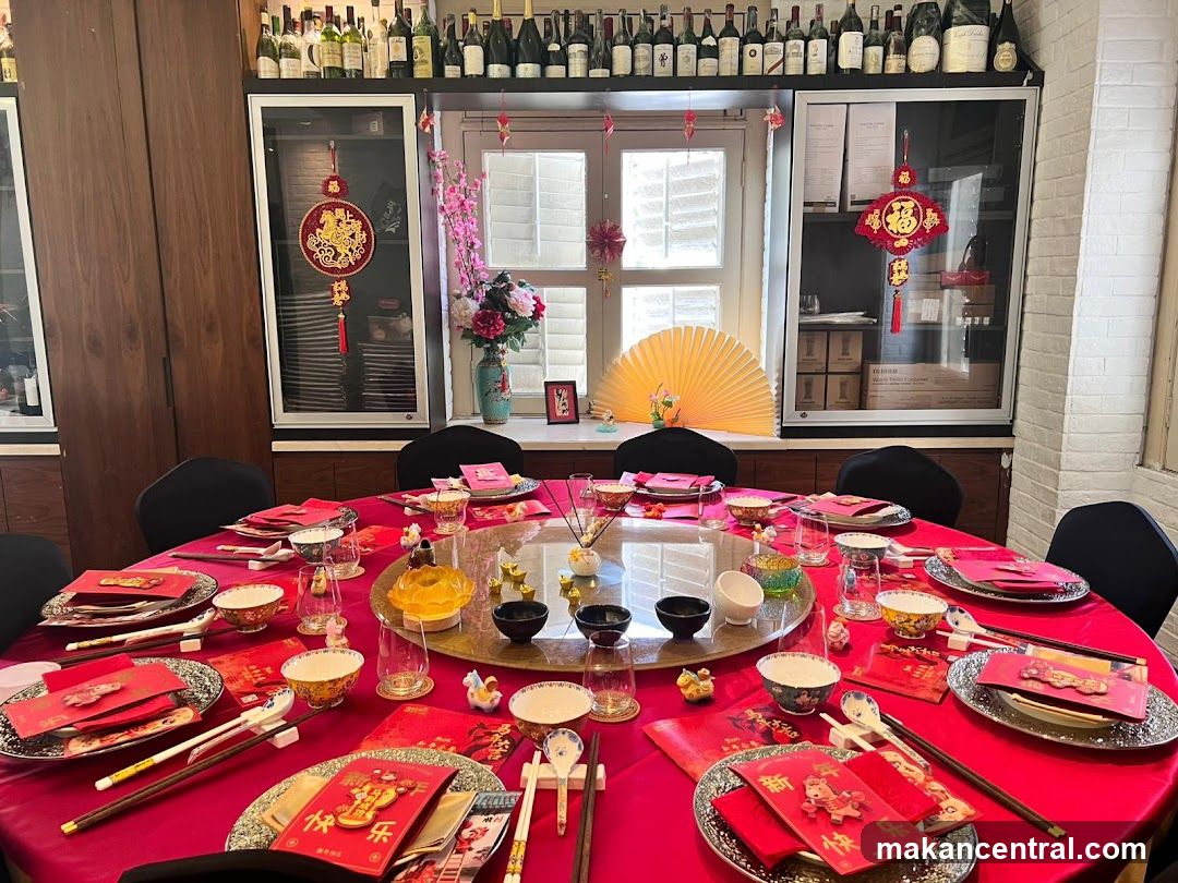 Chinese New Year Dining Table Setting