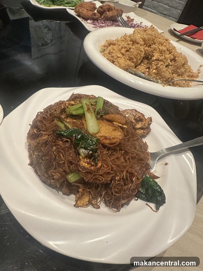 Noodles and Fried Food